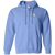 Denver Racquets WTT Tennis Full Zip Hoodie in Carolina Blue Front