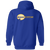 Denver Racquets WTT Tennis Full Zip Hoodie in Royal Blue Back