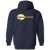 Denver Racquets WTT Tennis Full Zip Hoodie in Navy Back
