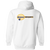 Denver Racquets WTT Tennis Full Zip Hoodie in White Back