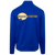 Denver Racquets Full Zip Fleece Jacket featuring vintage WTT tennis team logo in royal blue back view