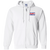 New Orleans Sunbelt Nets Full Zip Hoodie WTT Tennis in White Front