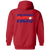 New Orleans Sunbelt Nets Full Zip Hoodie WTT Tennis in Red Back