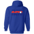 New Orleans Sunbelt Nets Full Zip Hoodie WTT Tennis in Royal Blue Back
