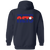 New Orleans Sunbelt Nets Full Zip Hoodie WTT Tennis in Navy Back