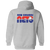 New Orleans Sunbelt Nets Full Zip Hoodie WTT Tennis in Sport Grey Back