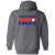 New Orleans Sunbelt Nets Full Zip Hoodie WTT Tennis in Dark Heather Back