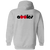 New York Apples Full Zip Hoodie WTT Tennis in Sport Grey Back