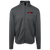 New York Apples Full Zip Fleece Jacket featuring vintage WTT tennis team logo in dark smoke front view