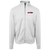 New York Apples Full Zip Fleece Jacket featuring vintage WTT tennis team logo in white front view