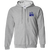 New York Sets Full Zip Hoodie WTT Tennis in Sport Grey Front