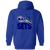 New York Sets Full Zip Hoodie WTT Tennis in Royal Blue Back