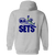 New York Sets Full Zip Hoodie WTT Tennis in Sport Grey Back