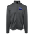 New York Sets Full Zip Fleece Jacket featuring vintage WTT tennis team logo in dark smoke front view