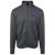 Philadelphia Freedoms Full Zip Fleece Jacket featuring vintage WTT tennis team logo in dark smoke front view