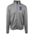 Philadelphia Freedoms Full Zip Fleece Jacket featuring vintage WTT tennis team logo in silver front view
