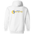 Phoenix Racquets Full Zip Hoodie WTT Tennis in White Back