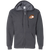 Phoenix Sunsets Full Zip Hoodie WTT Tennis in Dark Heather Front