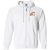 Phoenix Sunsets Full Zip Hoodie WTT Tennis in White Front