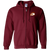 Phoenix Sunsets Full Zip Hoodie WTT Tennis in Maroon Front