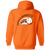 Phoenix Sunsets Full Zip Hoodie WTT Tennis in Safety Orange Back