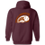 Phoenix Sunsets Full Zip Hoodie WTT Tennis in Maroon Back