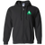 Pittsburgh Triangles Full Zip Hoodie WTT Tennis in Black Front