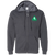 Pittsburgh Triangles Full Zip Hoodie WTT Tennis in Dark Heather Front