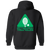 Pittsburgh Triangles Full Zip Hoodie WTT Tennis in Black Back