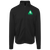 Pittsburgh Triangles Full Zip Fleece Jacket featuring vintage WTT tennis team logo in black front view