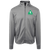 Pittsburgh Triangles Full Zip Fleece Jacket featuring vintage WTT tennis team logo in silver front view