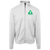 Pittsburgh Triangles Full Zip Fleece Jacket featuring vintage WTT tennis team logo in white front view