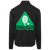 Pittsburgh Triangles Full Zip Fleece Jacket featuring vintage WTT tennis team logo in black back view