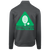Pittsburgh Triangles Full Zip Fleece Jacket featuring vintage WTT tennis team logo in dark smoke back view