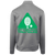 Pittsburgh Triangles Full Zip Fleece Jacket featuring vintage WTT tennis team logo in silver back view