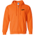 San Diego Friars Full Zip Hoodie WTT Tennis in Safety Orange Front