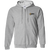 San Diego Friars Full Zip Hoodie WTT Tennis in Sport Grey Front
