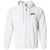 San Diego Friars Full Zip Hoodie WTT Tennis in White Front