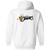 San Diego Friars Full Zip Hoodie WTT Tennis in White Back
