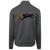San Diego Friars Full Zip Fleece Jacket featuring vintage WTT tennis team logo in dark smoke back view