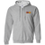 San Francisco Golden Gaters Full Zip Hoodie WTT Tennis in Sport Grey Front