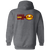 San Francisco Golden Gaters Full Zip Hoodie WTT Tennis in Dark Heather Back