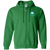 Sea Port Cascades Full Zip Hoodie WTT Tennis in Irish Green Front