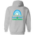 Sea Port Cascades Full Zip Hoodie WTT Tennis in Sport Grey Back