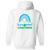 Sea Port Cascades Full Zip Hoodie WTT Tennis in White Front