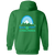 Sea Port Cascades Full Zip Hoodie WTT Tennis in Irish Green Back