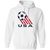 USA Soccer Team Hoodie Classic color White USA Soccer Team Hoodie Classic color White