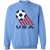 USA Soccer Team Sweatshirt Classic Crewneck color Carolina Blue USA Soccer Team Sweatshirt Classic Crewneck color Carolina Blue