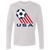 USA Soccer Team Long Sleeve Shirt Legend color White USA Soccer Team Long Sleeve Shirt Legend color White