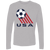 USA Soccer Team Long Sleeve Shirt Legend color Heather Gray USA Soccer Team Long Sleeve Shirt Legend color Heather Gray